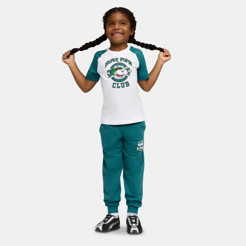 PUMA Green Kids' Super PUMA Sweatpants  | Best Price UAE
